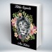Bíblia Personalizada Capa Black Leão Floral